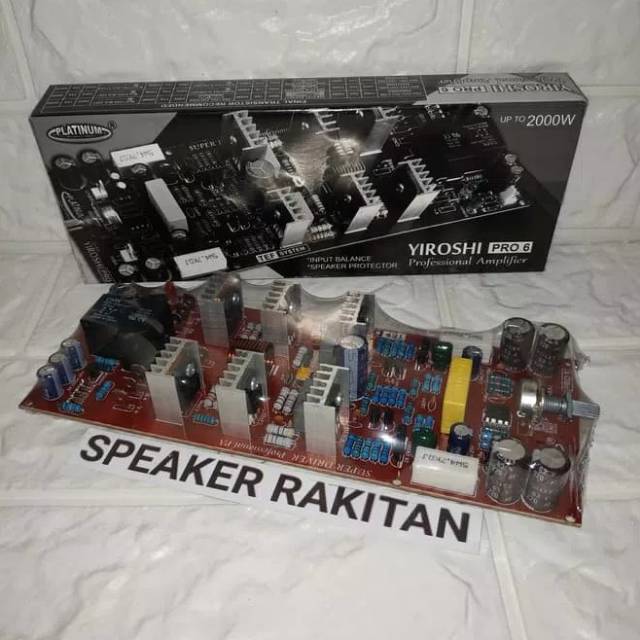 Kit Driver Power Amplifier YIROSHI PRO 6 up to 2000Watt mono