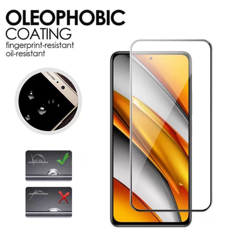 TEMPERGLASS XIAOMI POCO F3 FULL COVER 3D SCREEN PROTECTOR TEMPERED GLASS