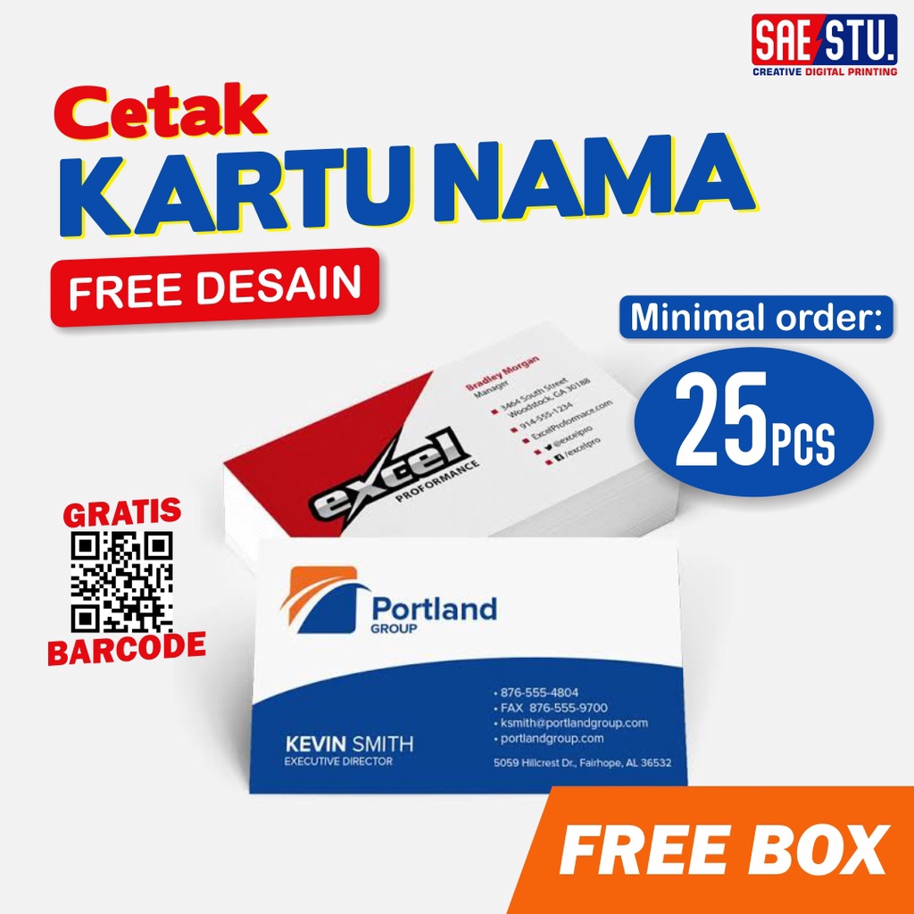 

KARTU NAMA GRATIS DESAIN 1 SISI 2 SISI FREE DESIGN