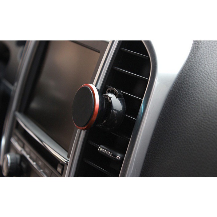 Car Holder HP Jepit Lubang AC Magnet