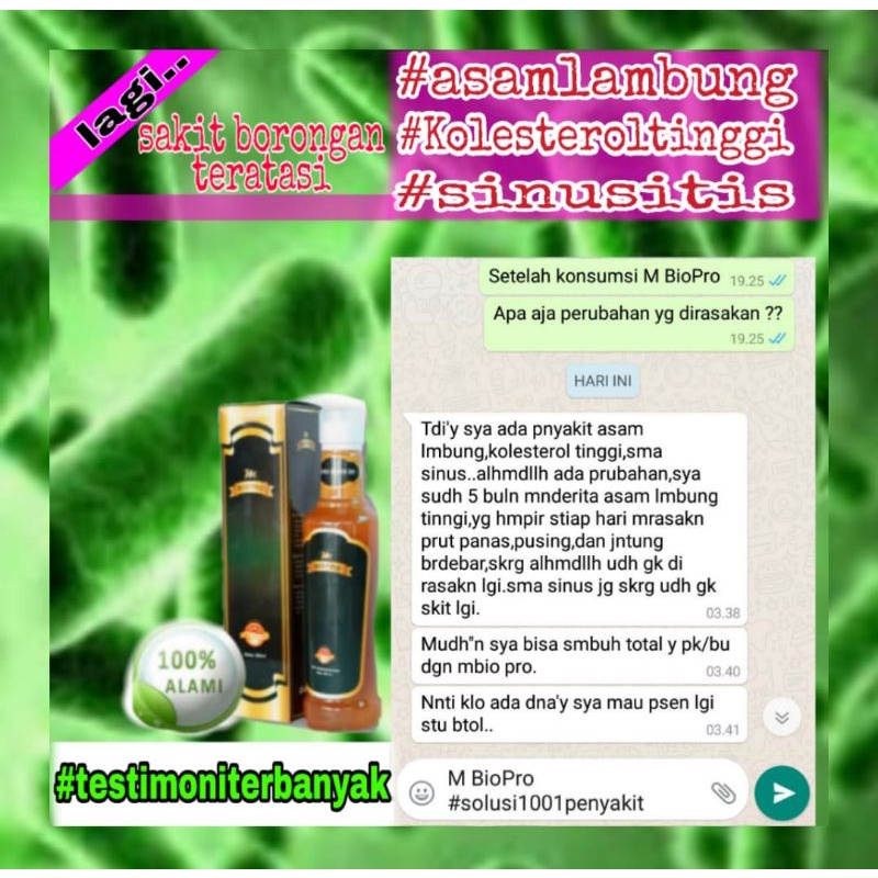 M Biopro Mbiopro Herbal Asli Halal 100% Original Untuk Ambien, Sesak Nafas Dan Mengobati Penyakit Lain-4