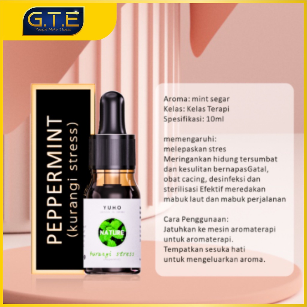 GTE | ESSENTIAL OIL AROMATHERAPY HUMIDIFIER FRAGRANCE / OIL DIFFUSER ORIGINAL MURAH / MINYAK AROMATERAPI