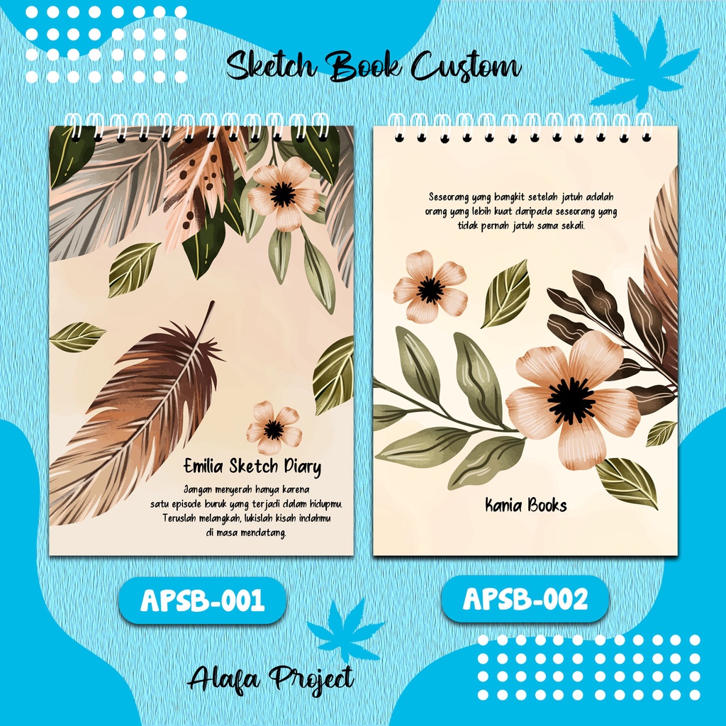 

Alafaproject APSB 001-002 Sketch Book Buku Gambar Buku Sketsa Notepad Notebook ukuran A5