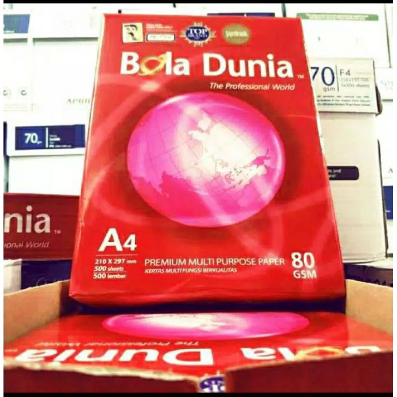 

Bola Dunia A4 80gram