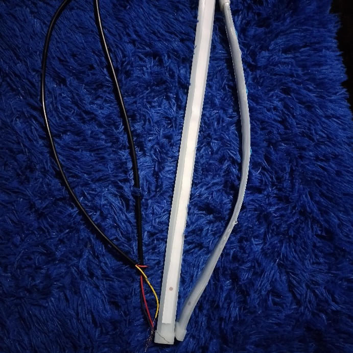 Lampu led slim alis drl fleksibel waterproof 30 cm 60 cm 2