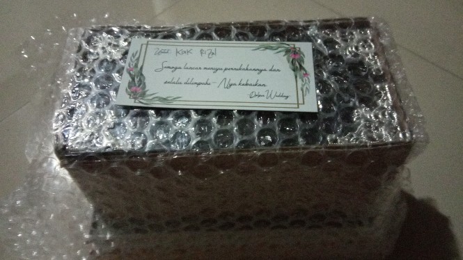 Kotak Cincin Gelang Frame Tutup Mika Untuk Seserahan/ Lamaran Fcg
