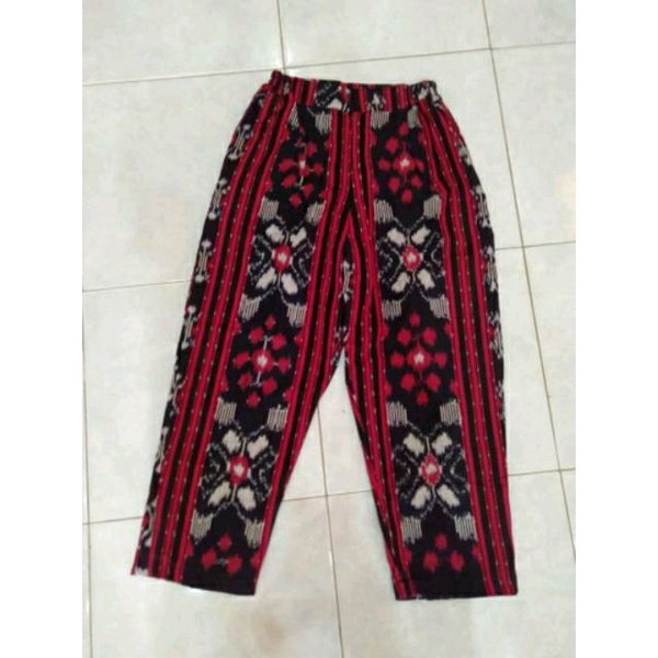 Dress tenun celana tenun baju tenun jepara tunik tenun DTB63