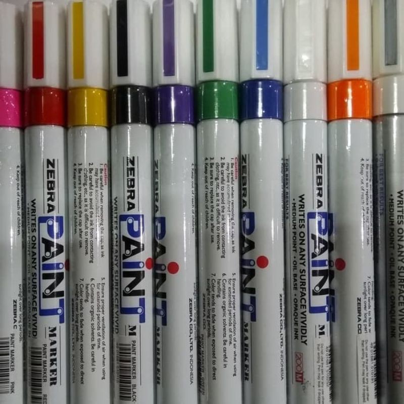 

Spidol zebra paint marker
