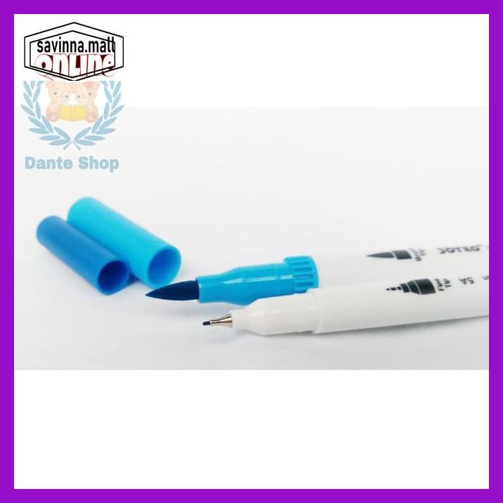

U0Uo879- Brush Pen Joyko 12 Warna Clp-06 ( Dua Mata Pena ) Y7Ry688-