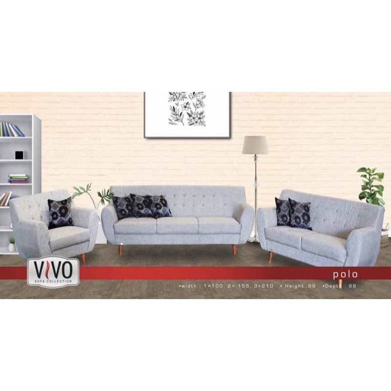 Sofa vivo polo 321 garansi best seller