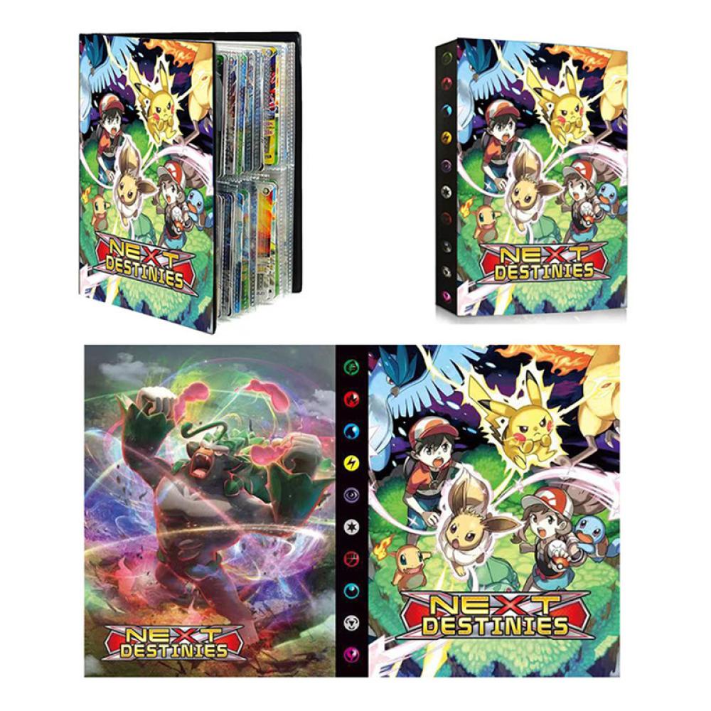 Timekey 240PCS Buku Album Koleksi Kartu Game Pokemon 60 / Box D2F4