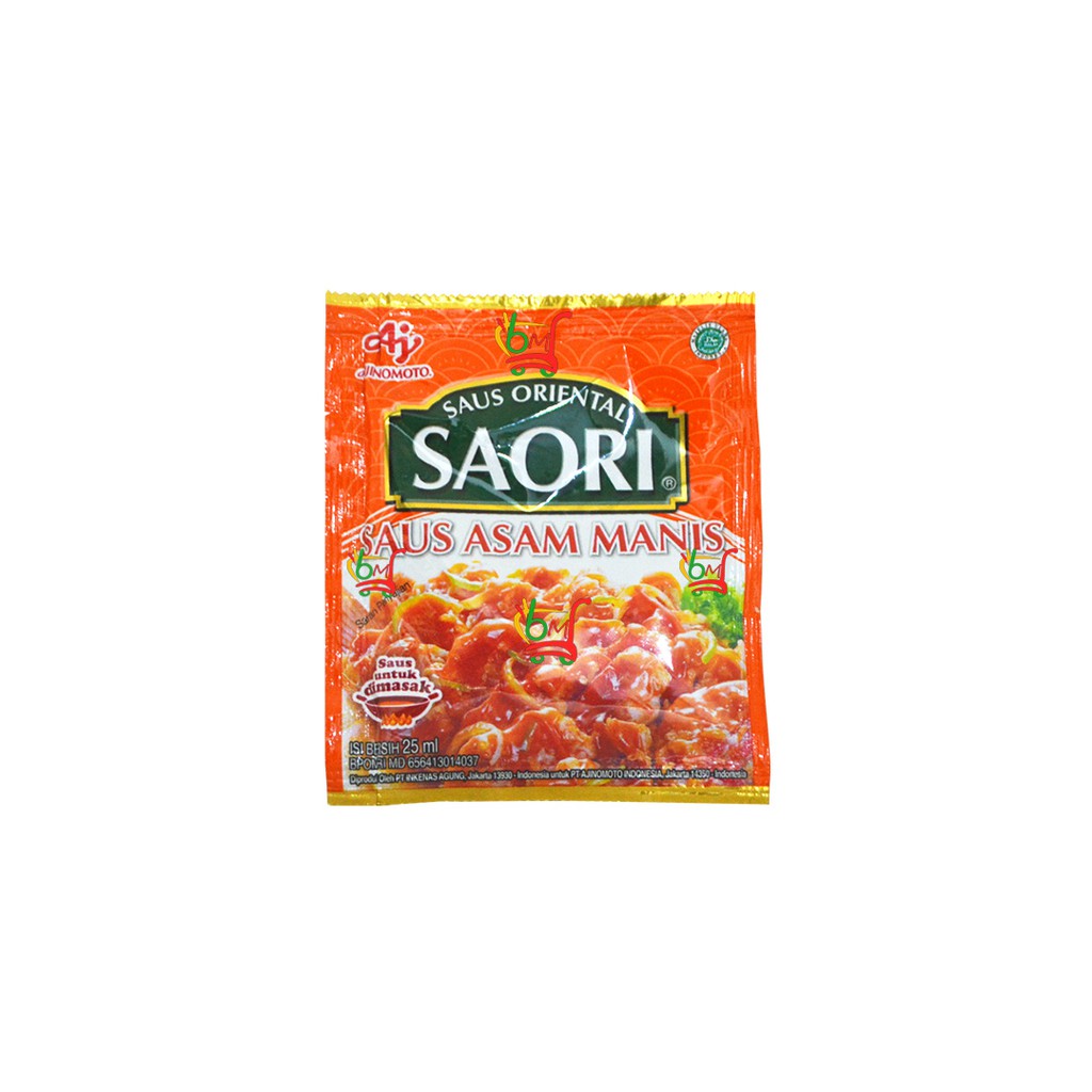 

Saori Saus Asam Manis Bumbu Produk Ajinomoto - 25ml