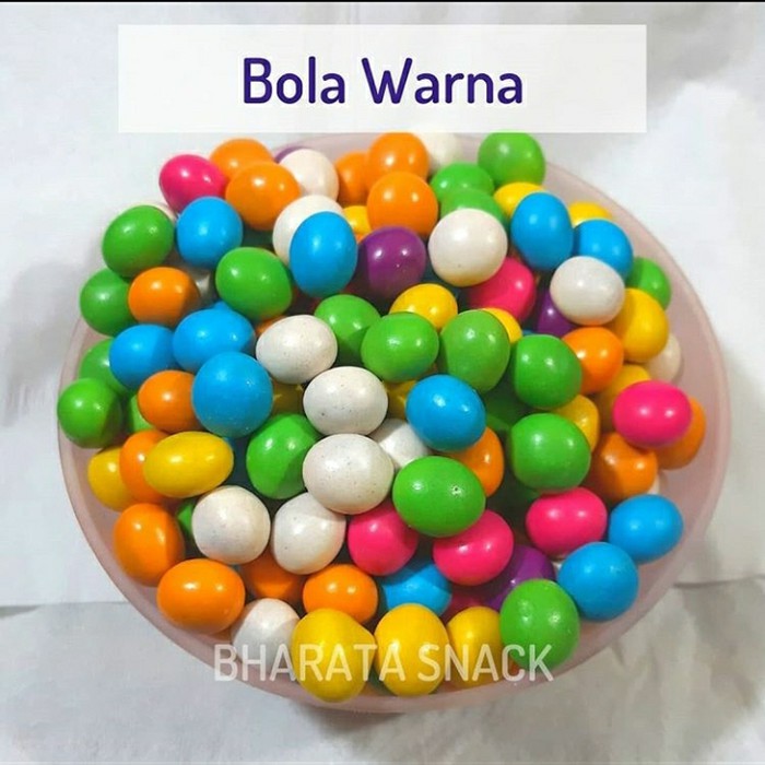 

Biskuit Bola Warna-Warni - 250 gram / Wafer Ball Manis