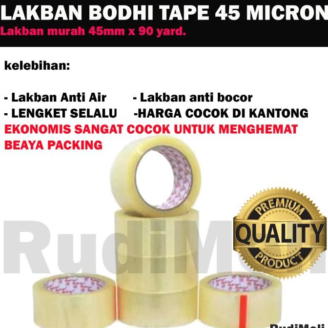 

(Harga Per Dus)Lakban Tebal /Isolasi Bening Coklat 45 Mm X 90 Y Grabb