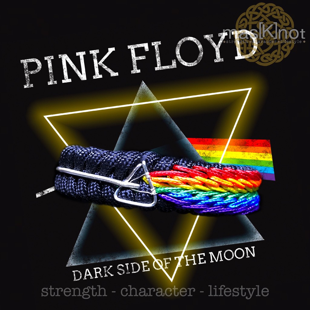 Gelang Paracord tema Pink Floyd