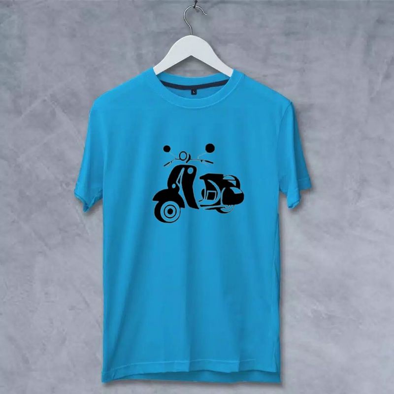 Kaos Atasan Dewasa Vespa Kaos Distro Pria Baju Oblong Atasan Kaos Pespa Lengan Pendek Pakaian Cowok