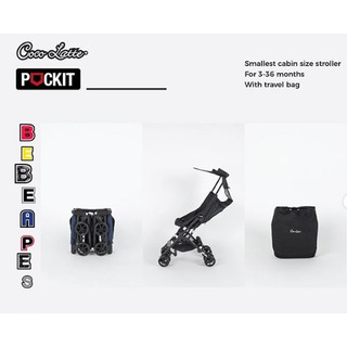 Cocolatte 7881 Pockit Cover Bebe Apes / Black / Dark Blue