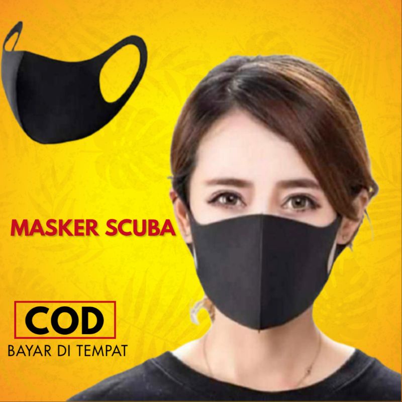 MASKER KOREAN SKUBA / SCUBA WASHABLE REUSABLE ANTI