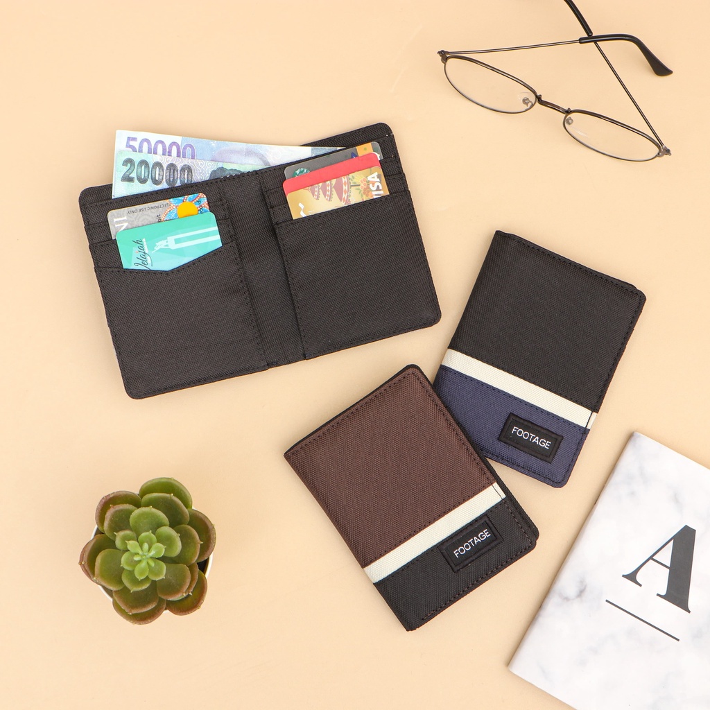 Dompet Kartu Card Holder Wallet Mini Tipis Simple Wallet Pria Wanita