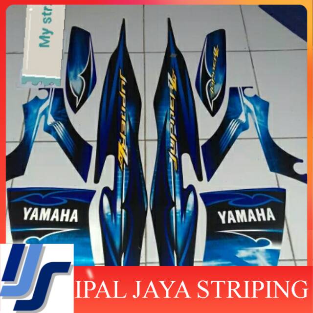 Stiker jupiter z cw 2008/2009 biru hitam