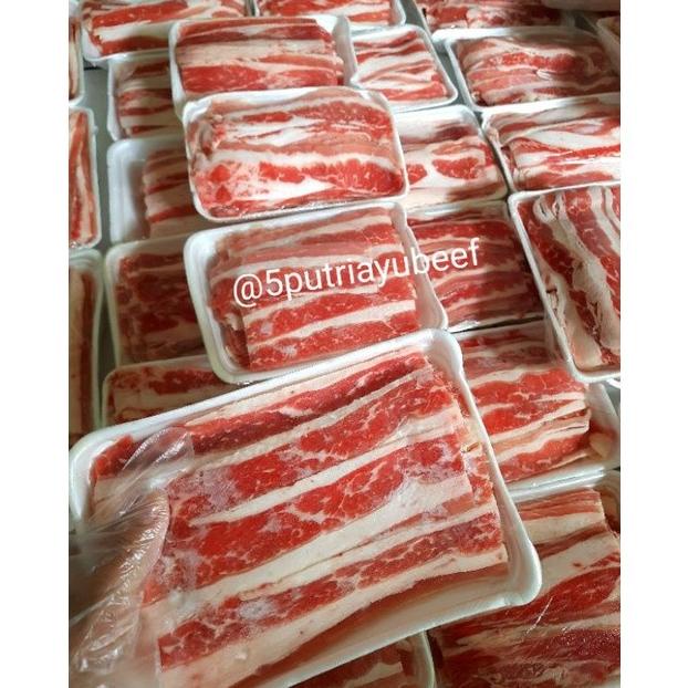 

Us Slice Beef Shortplate Daging Sapi Slice Sliced Beef Kualitas Winutoko