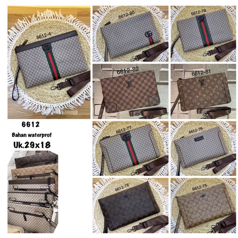 Clutch premium/ clutch imprt/ handbag cewek cowok/ tas slempang/ tas tangan free tali panjang tali pendek