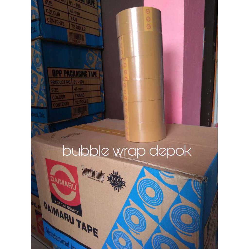 

Lakban Coklat DAIMARU ORIGINAL 2 Inci Isolasi 2" Grosir Murah Packing - DAIMARU Coklat