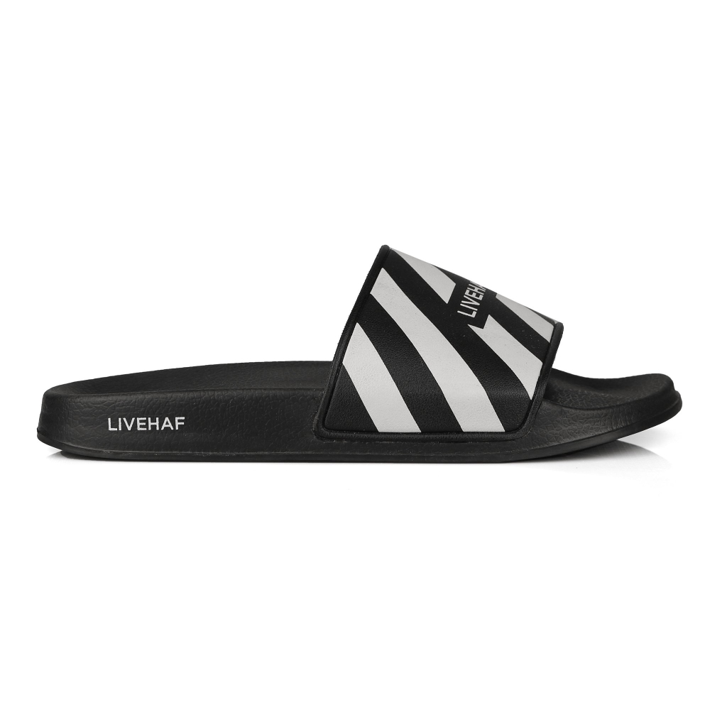 

LIVEHAF - Slipper Zebra Black