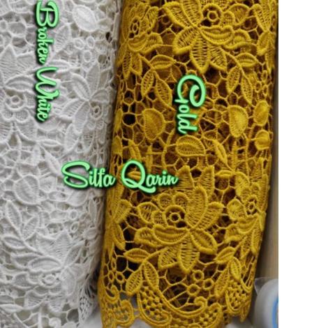 ← Kain Brokat Prada Oki / Bahan Kebaya Prada Oki / Kain Brukat Kebaya Oki (Harga Per 1/2 Meter) ♣