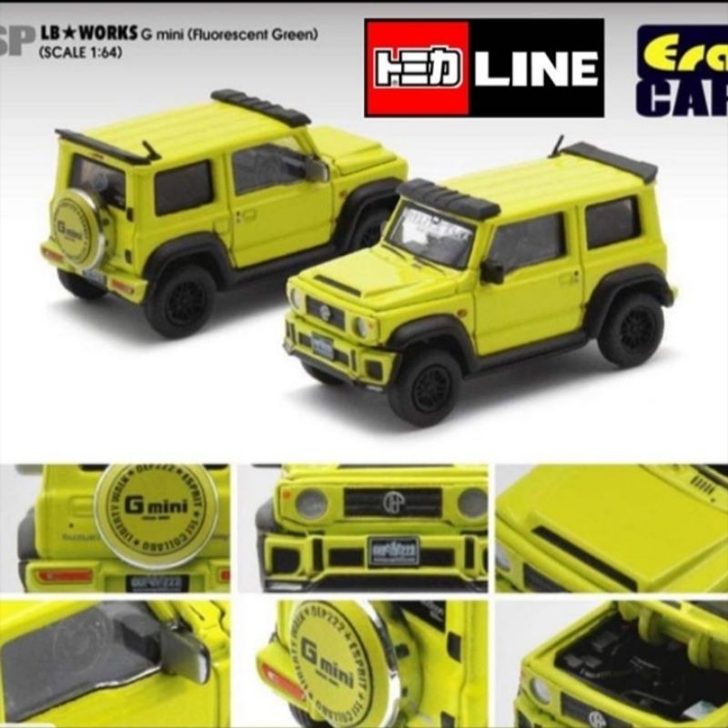 ERA CAR 1:64 Suzuki Jimny MINI G Fluorescent Green
