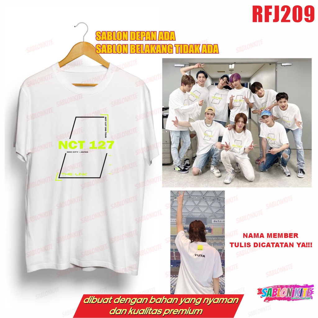 MURAH!!! KAOS KPOP RFJ209 nct 127 neo : city JAPAN the link CONCERT 2022