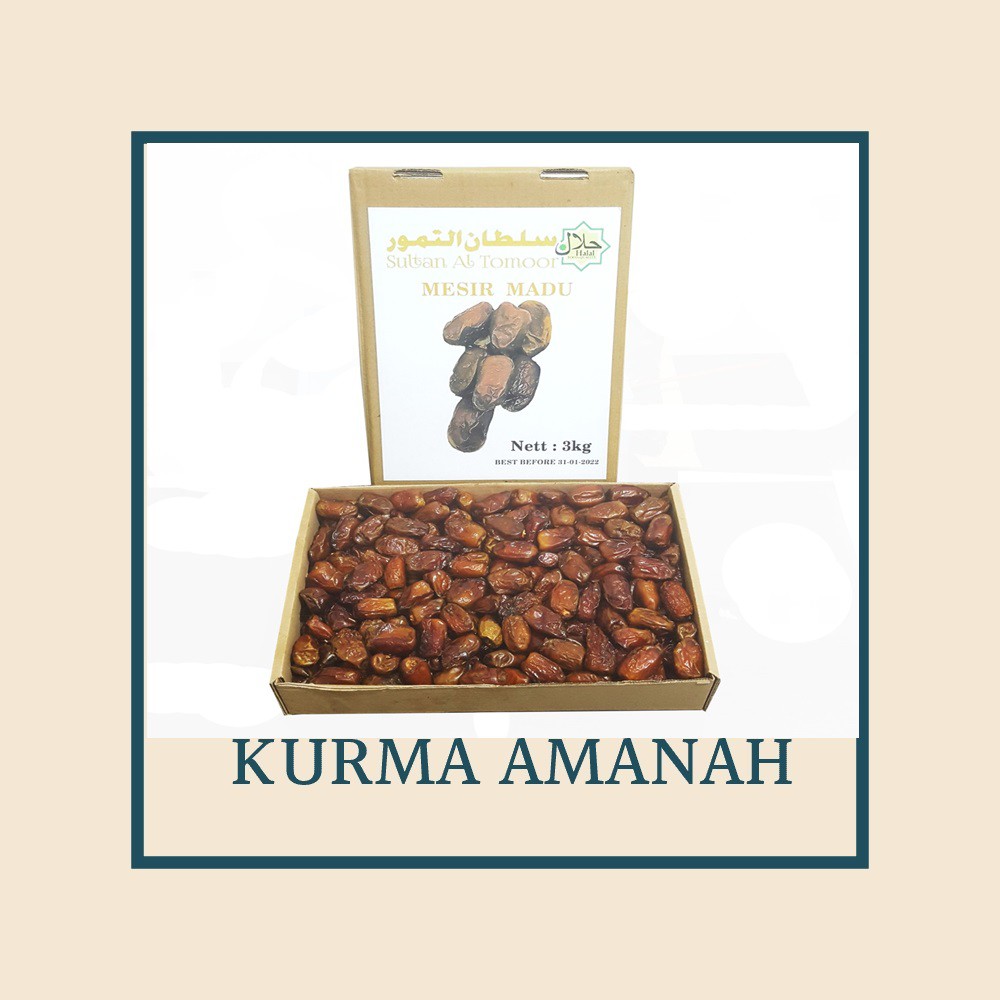 

Kurma Mesir Madu 3kg / Kurma Mesir / Kurma Madu
