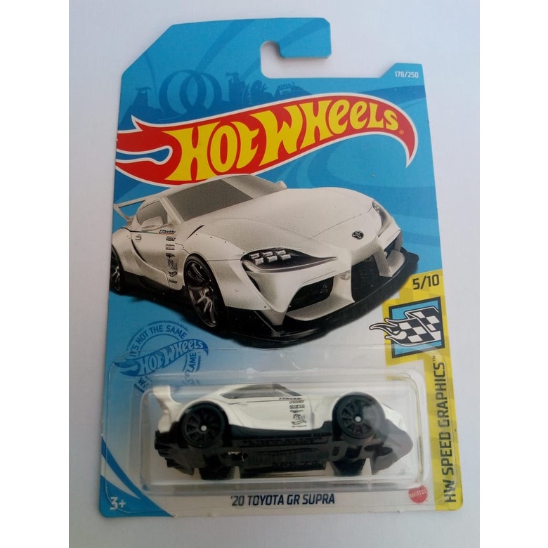 Hot Wheels - 20 Toyota GR Supra White HW Speed Graphics
