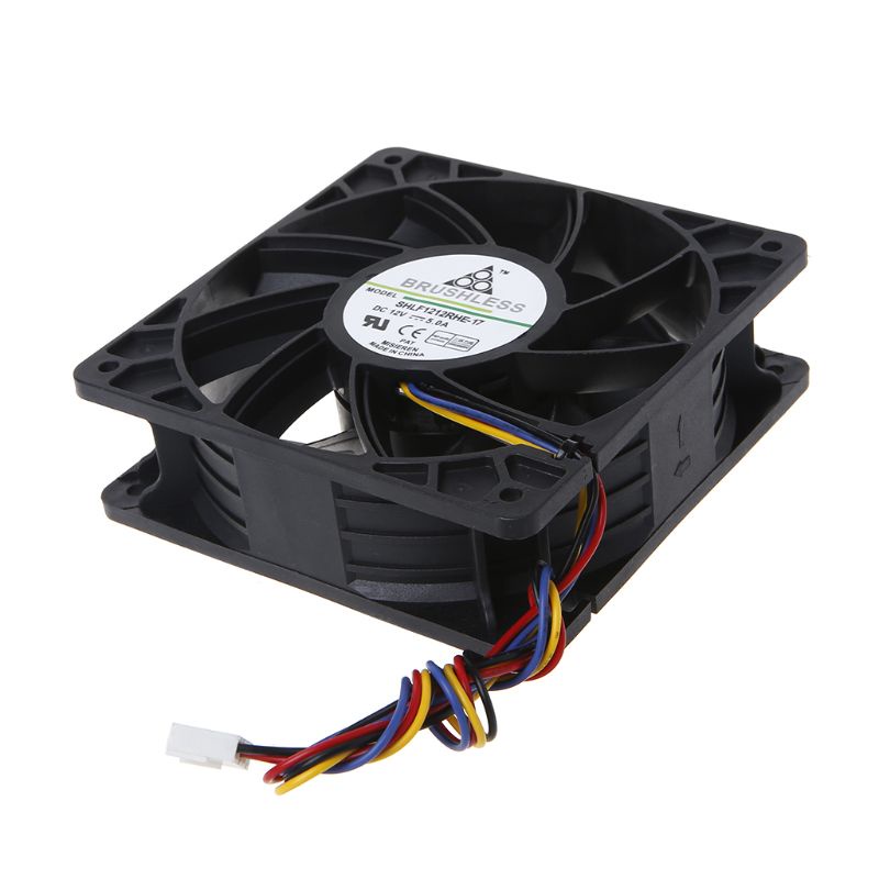 Bt Dual Bearing CPU Cooling Fan DC12V 5A 12cm 12038 PWM 7500RPM Kipas Pendingin Airfolw Tinggi Tidak Berisik Untuk Sasis PC S7 S9