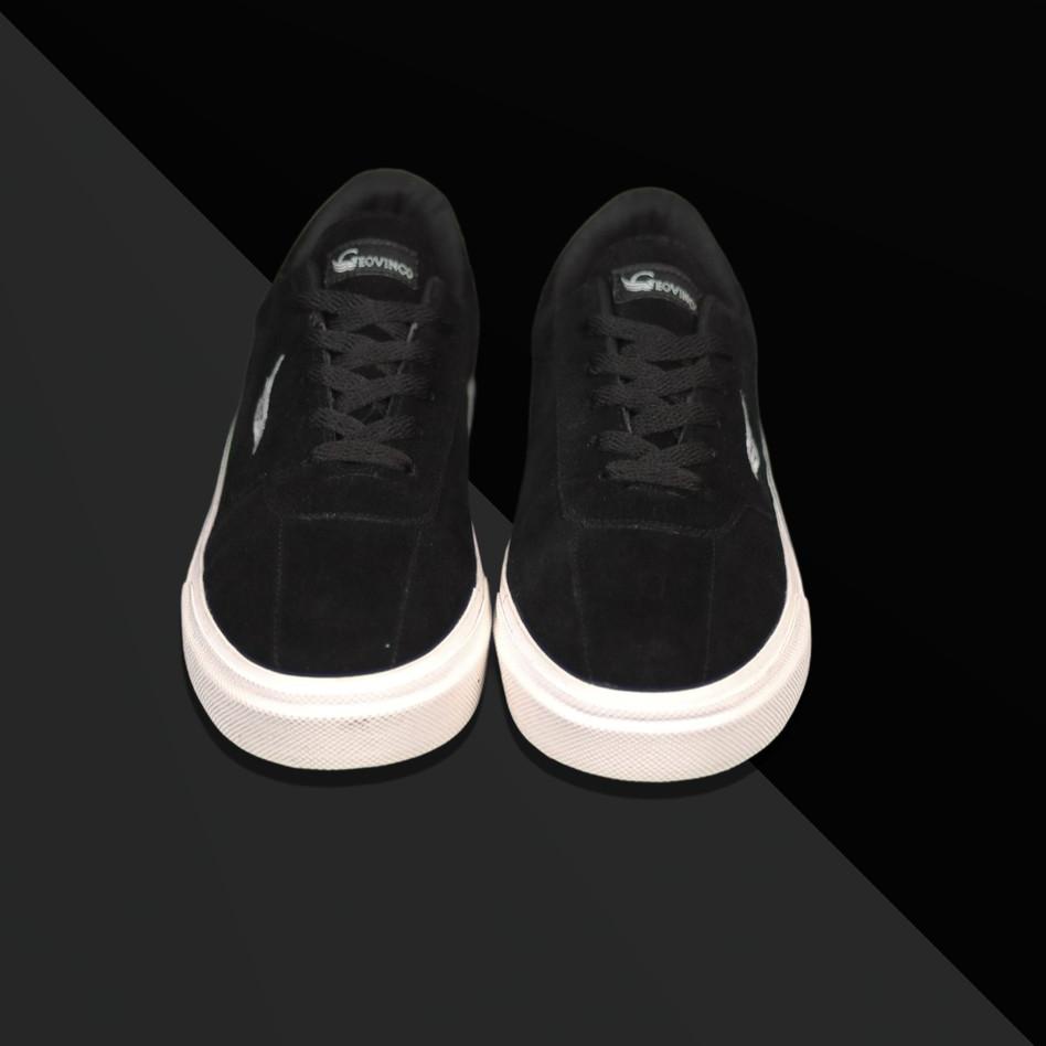 MV.352976 ‣ Sepatu Sneakers Original Geovinco Gloves Hitam Shoes Sekolah Pria Kasual Formal Santai H