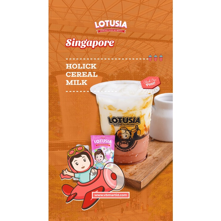 1 kg Lotusia Holik ( Malted Milk Cereal Milk) Drink Premix