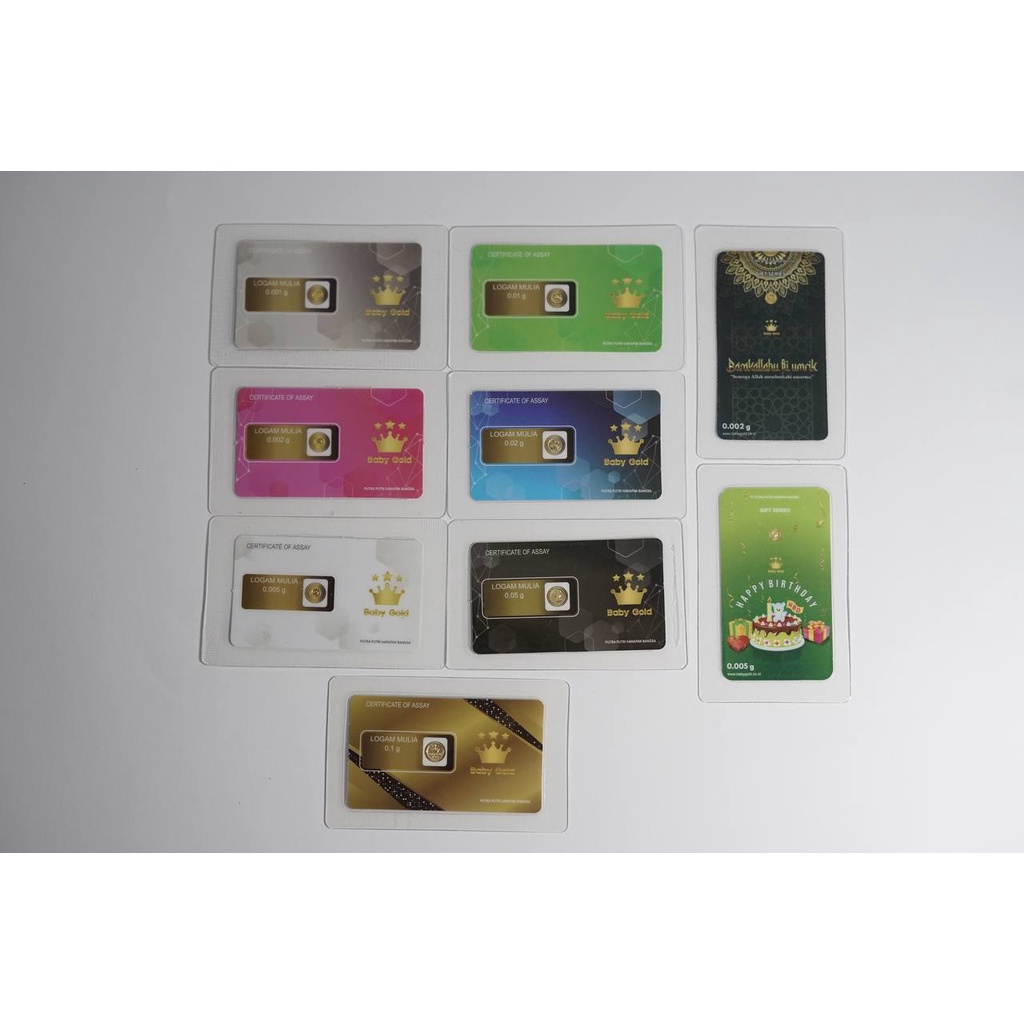 BABY GOLD Emas Murni Logam Mulia 0.1 gram
