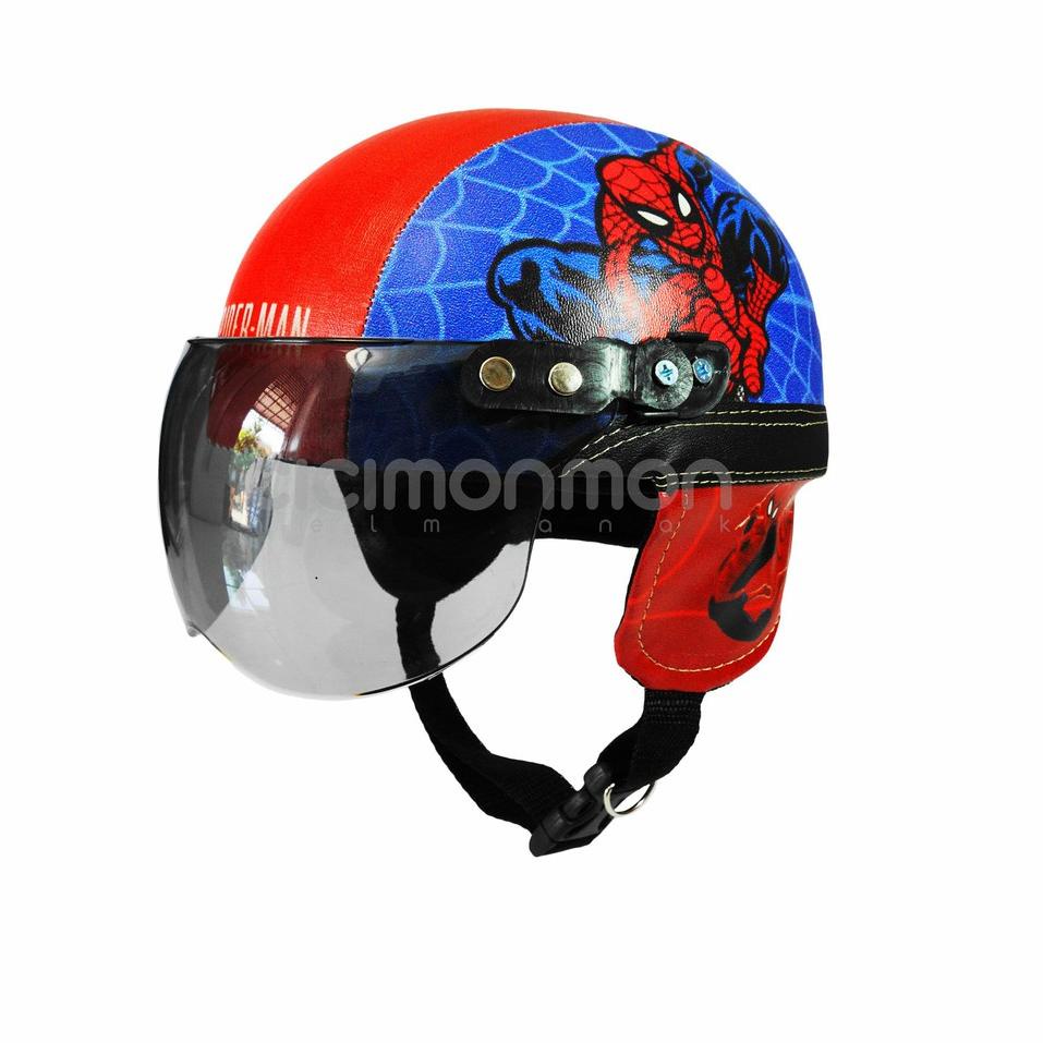 SUPER Helm Anak Retro Spiderman {AJS.31My22ᴮ}