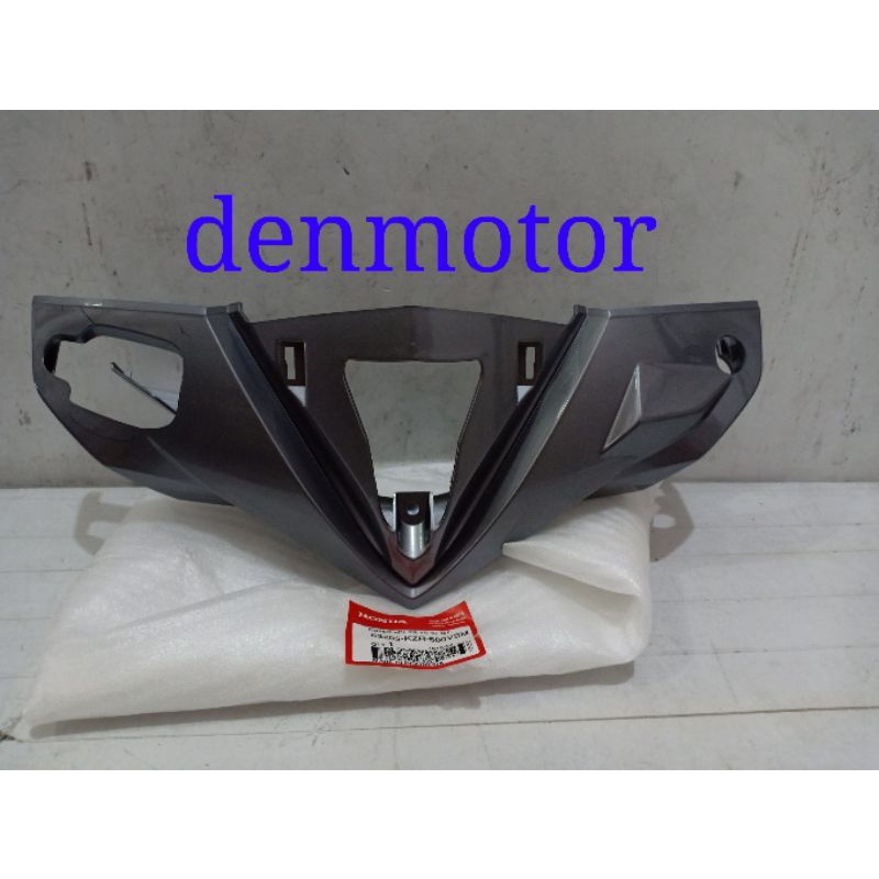 BATOK DEPAN VARIO 125 HELM IN SILVER/HITAM ORIGINAL 53205-KZR-600VSM/FMB