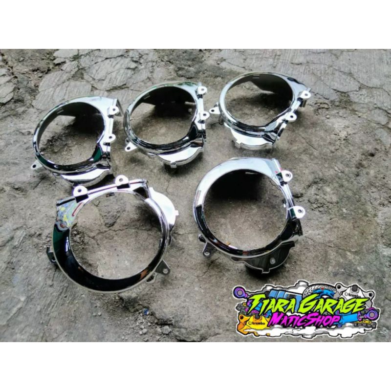 garnish cover tutup kipas beat karbu scoopy karbu chrome