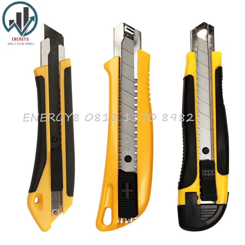 

CUTTER SHARP UKURAN 18MM | CUTTER BLADE 18MM | CUTTER IMPORT MURAH