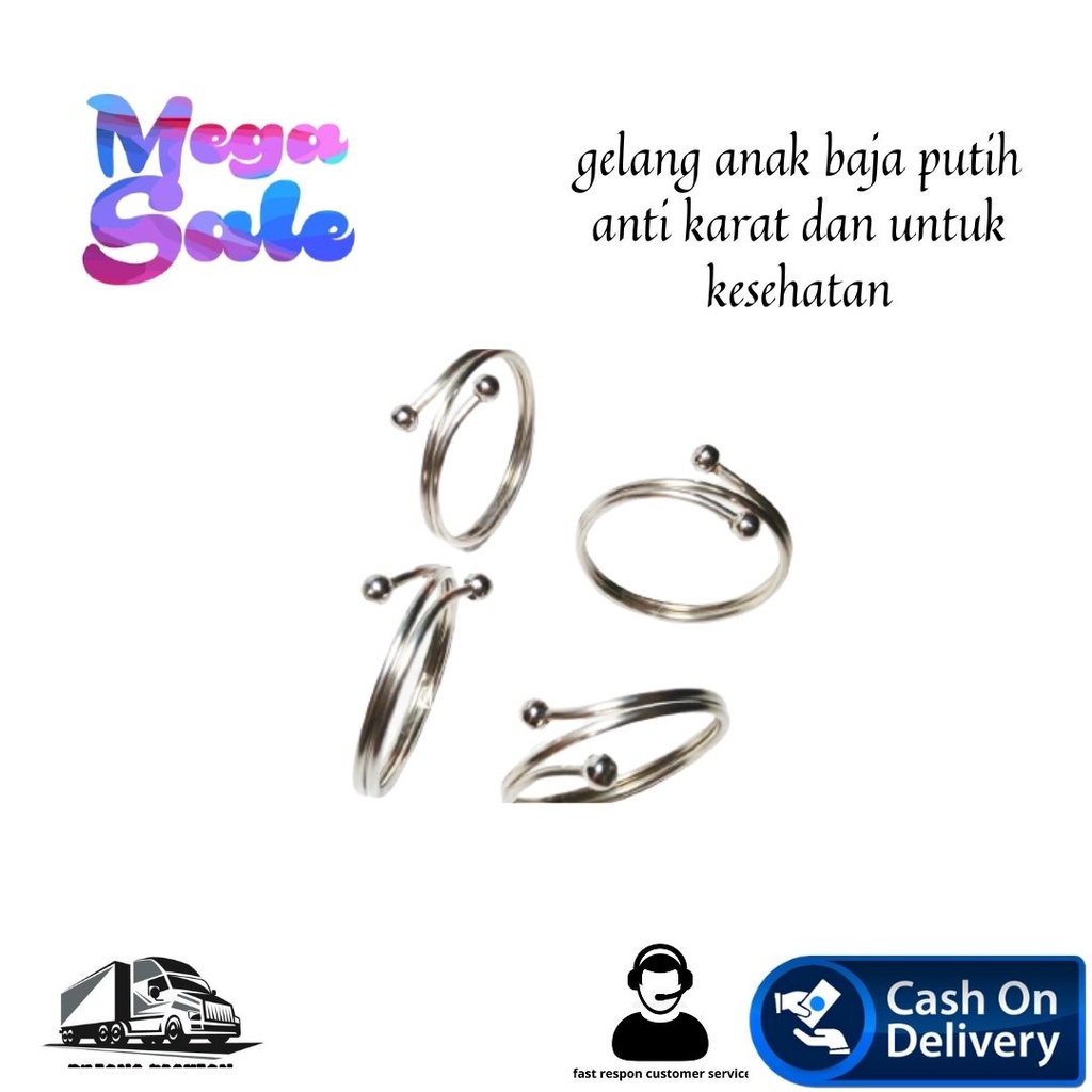 GELANG BAYI BAJA PUTIH GELANG KESEHATAN GELANG OBAT GELANG BALITA GELANG ANTI KARAT GELANG ANAK LUCU