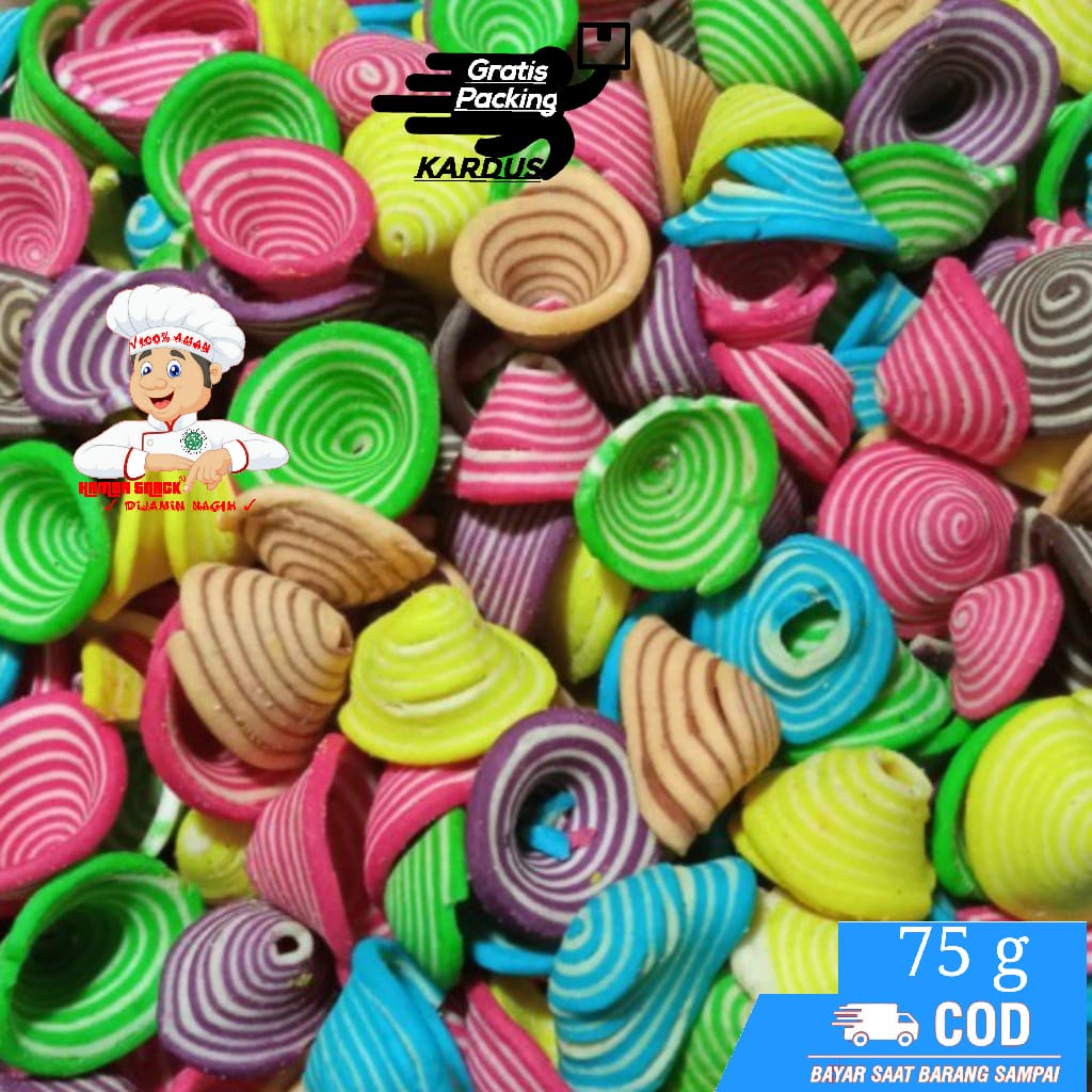

[75g] Kuping GAJAH PELANGI / Kuping Gajah RAINBOW