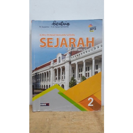 buku sejarah kelas 8 penerbit esis