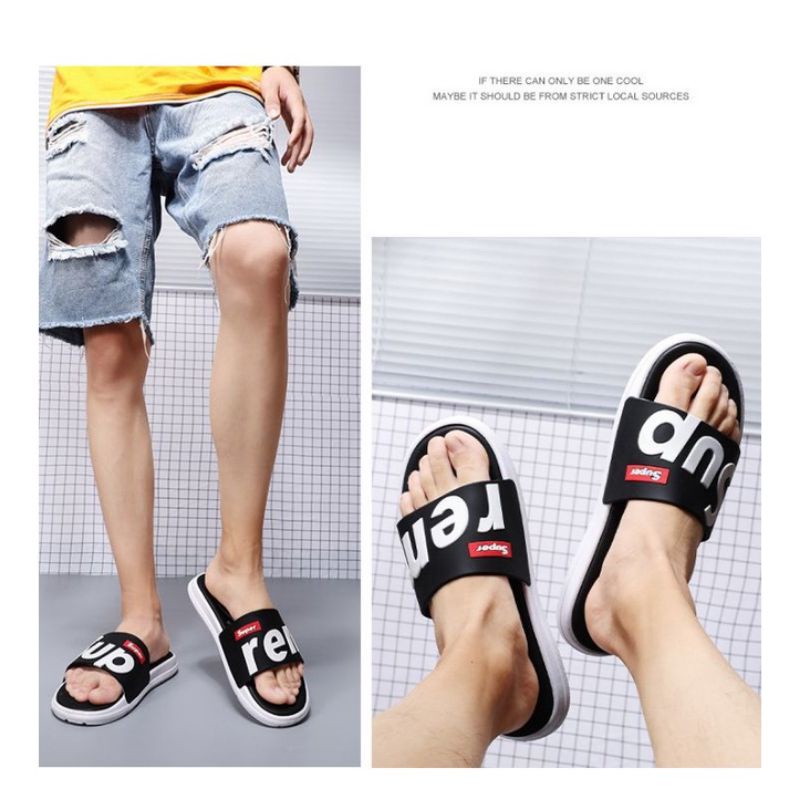 Sandal Slip On Pria Suprem Import High Quality S2