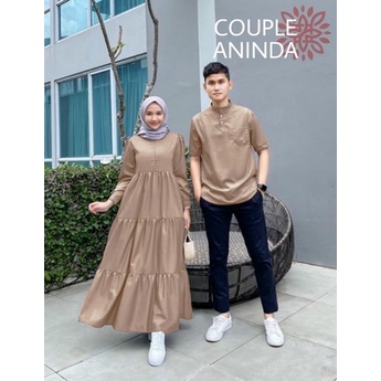 Couple Pasangan Suami Istri Jumbo Model Terbaru 2022 Couple Aninda Polos Couple Lebaran
