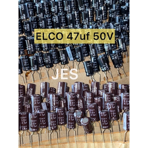 Elco 47uf 50v RENCENG BERKUALITAS