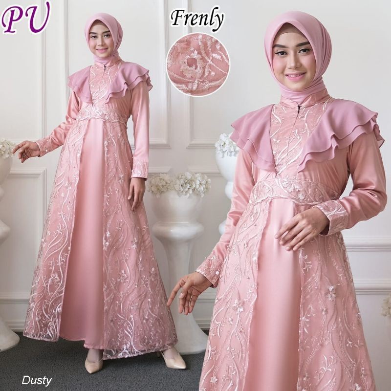 FRENLY MAXY BRUKAT/BAJU PESTA/GAMIS PESTA/BAJU SYARI PESTA/BAJU SYARI/BAJU MUSLIM/GAMIS SYARI/GAMIS.