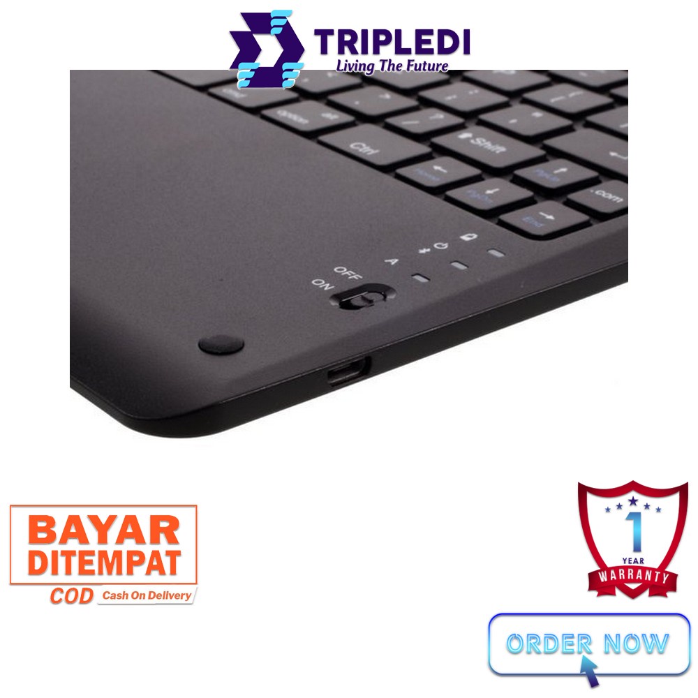TRIPLEDI Case Keyboard Samsung Galaxy Tab S7 FE 5G 12.4 inch 2021 SM-T730 SM-T733 SM-T736B Keyboard Wireless Bluetooth Free Stylus Pen Flip Casing Leather Magnetic Buckle Folio Slim Book Cover Sarung Pelindung Tablet Android Protektif Shockproof-6