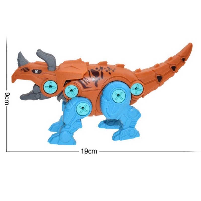 mainan diy dinosaurus rakit obeng besar / mainan dinosaurus fancy / robot dinosaurus / mainan anak murah